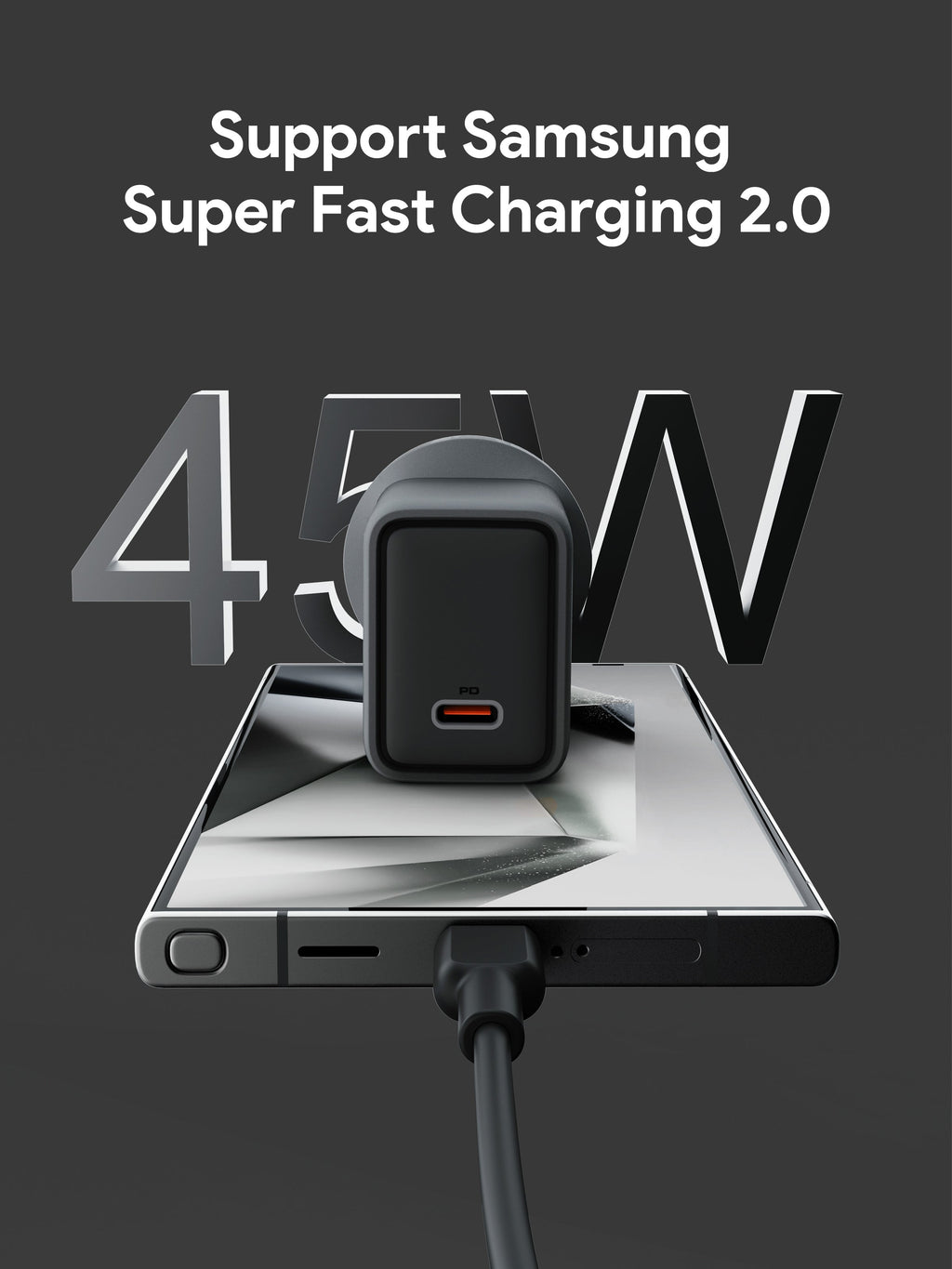 Aukey Comet 45W PD Fast Wall Charger GaN USB-C (PA-C2)