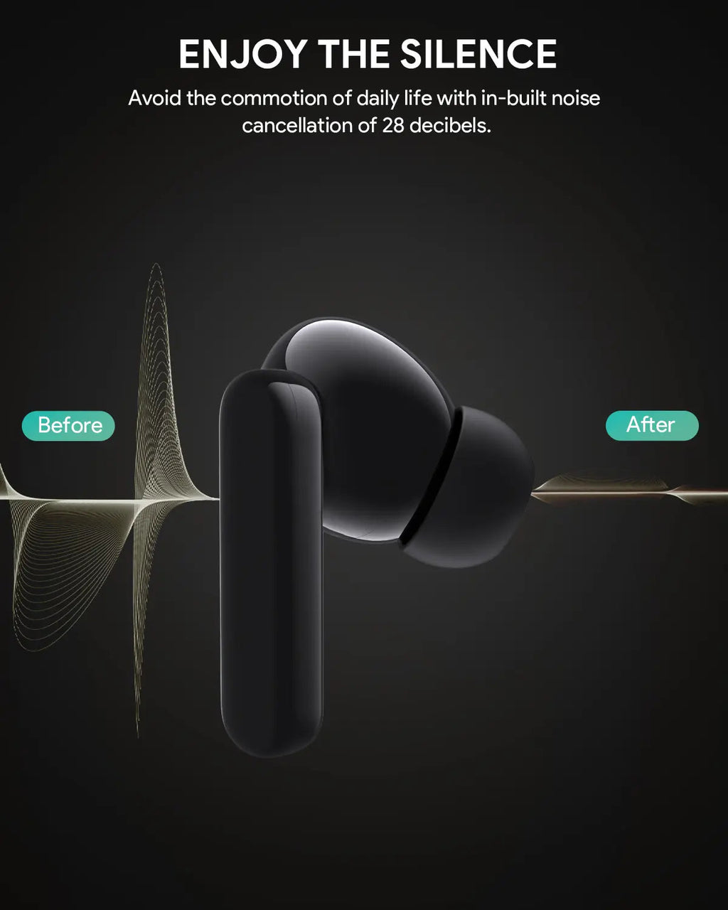 Aukey True Wireless Earbuds With Noise Cancelling MOVE MINI NC (EP-M1NC)