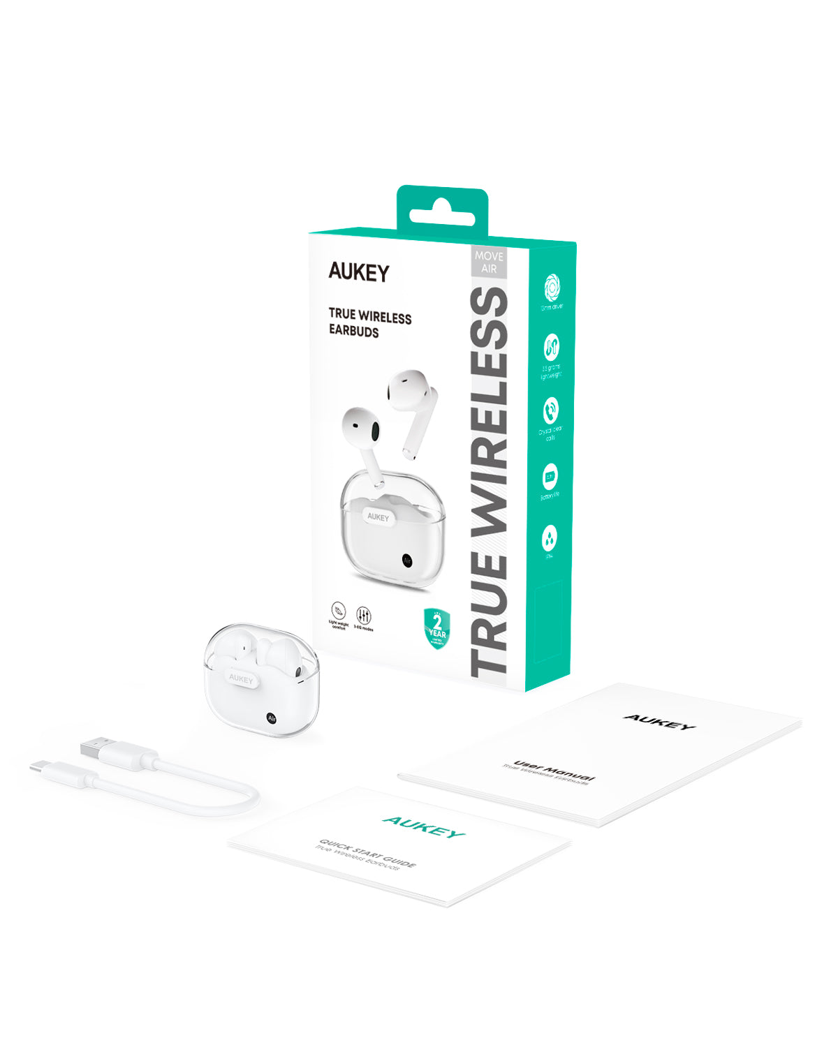 Aukey True Wireless Earbuds MOVE AIR (EP-M2)