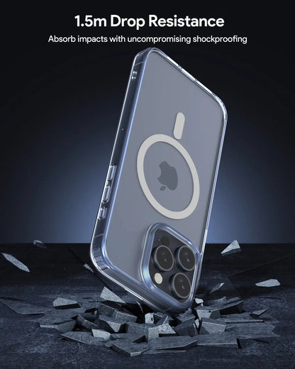 Aukey Clearview Magsafe iPhone 15 Pro Max Phone case - Transparent (TM10D)