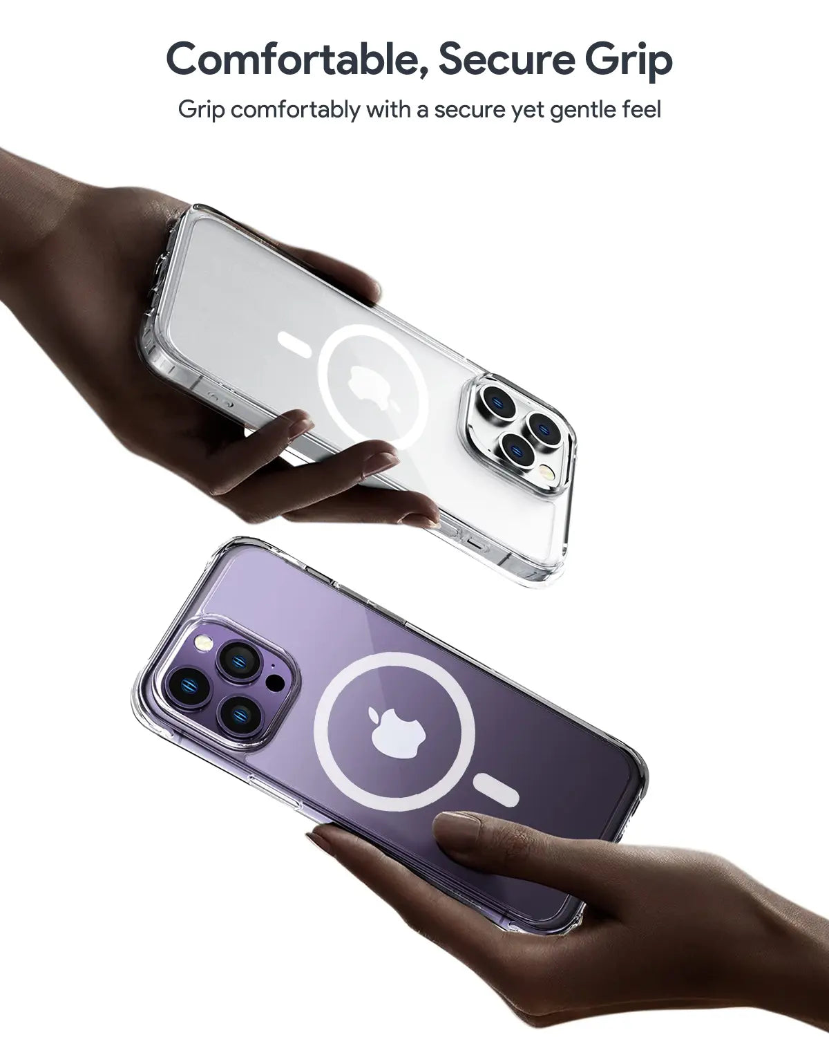 Aukey Clearview Magsafe iPhone 15 Pro Max Phone case - Transparent (TM10D)