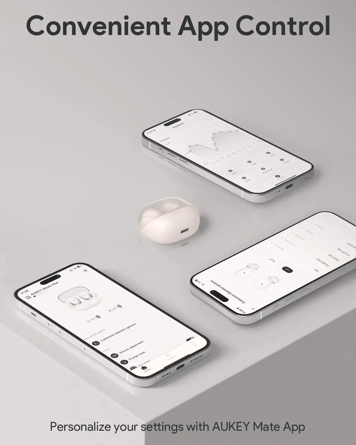 Aukey True Wireless Earbuds MOVE VIBE (EP-M3A)