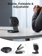 Aukey MagFusion L Qi2 Foldable 2 In 1 Magnetic Wireless Charger (LC-MC211)