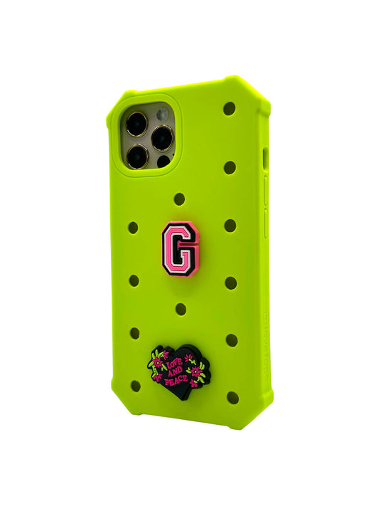 Lovefone Kids Silicone Case iPhone 15 Pro Max Acid Green