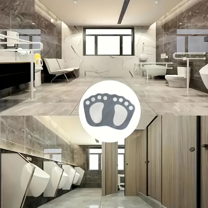 Faux Wool Bathroom Mat Super Absorbent Mat Paw Shaped Mat Non Slip Mat Machine - Coffee - Size 40-60cm