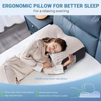 Knitted Neck Pillow Ultra Soft Pillow Breathable Pillow Moisture Wicking Pillow - White - Size 500g