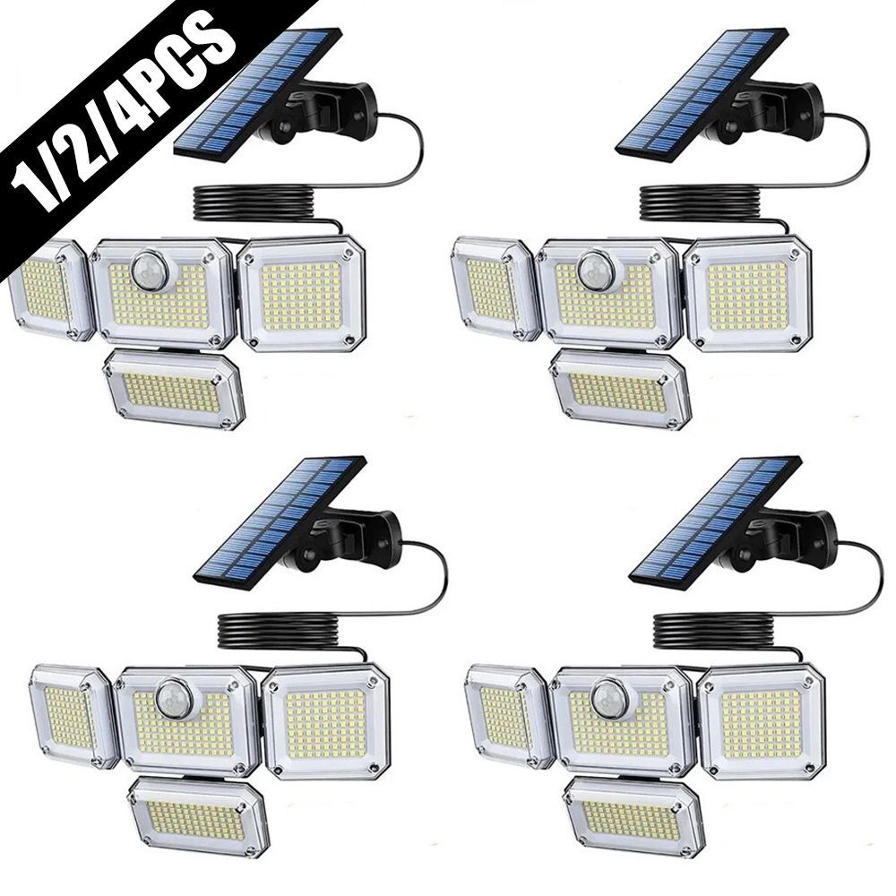 solar outdoor light, motion sensor wall light, waterproof led light, rotatable solar panel, Australian outdoor lighting, energy saving garden light, dusk to dawn light - White light - Size 2PCS