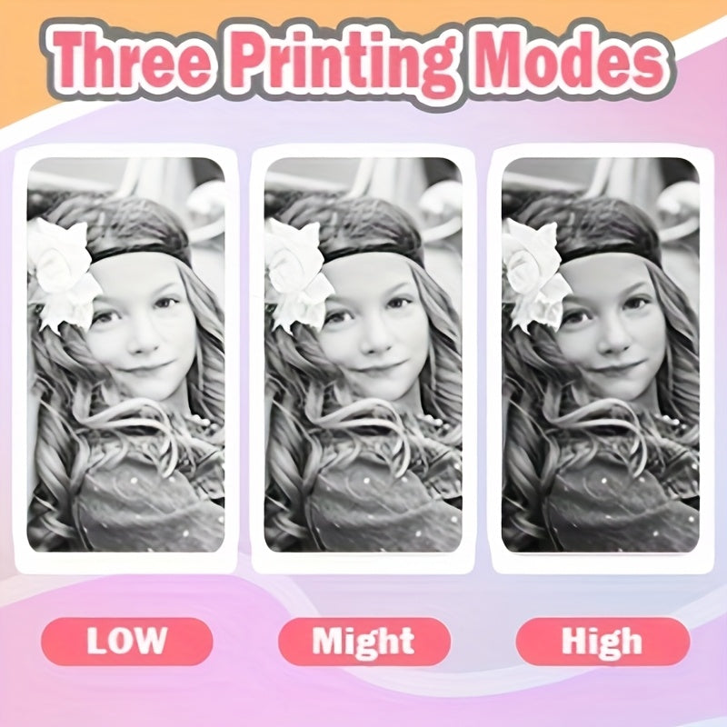 (PINK)Instant-Fun Camera: HD Photos, Filter Effects, Time-lapse Selfies, Built-in Games & Music, All-in-One Fun with Type-C Fast Charging.