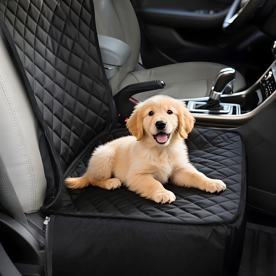 Dog Car Seat - Car Pet Travel Carrier, Durable Fabric, Adjustable Straps, Suitable for Long Drives, Essential for Safe Dog Travel, Ideal for Small to Medium-Sized Dogs