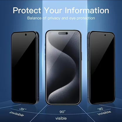 iPhone 14 Pro Max - 4-pack full-screen privacy tempered glass protective film