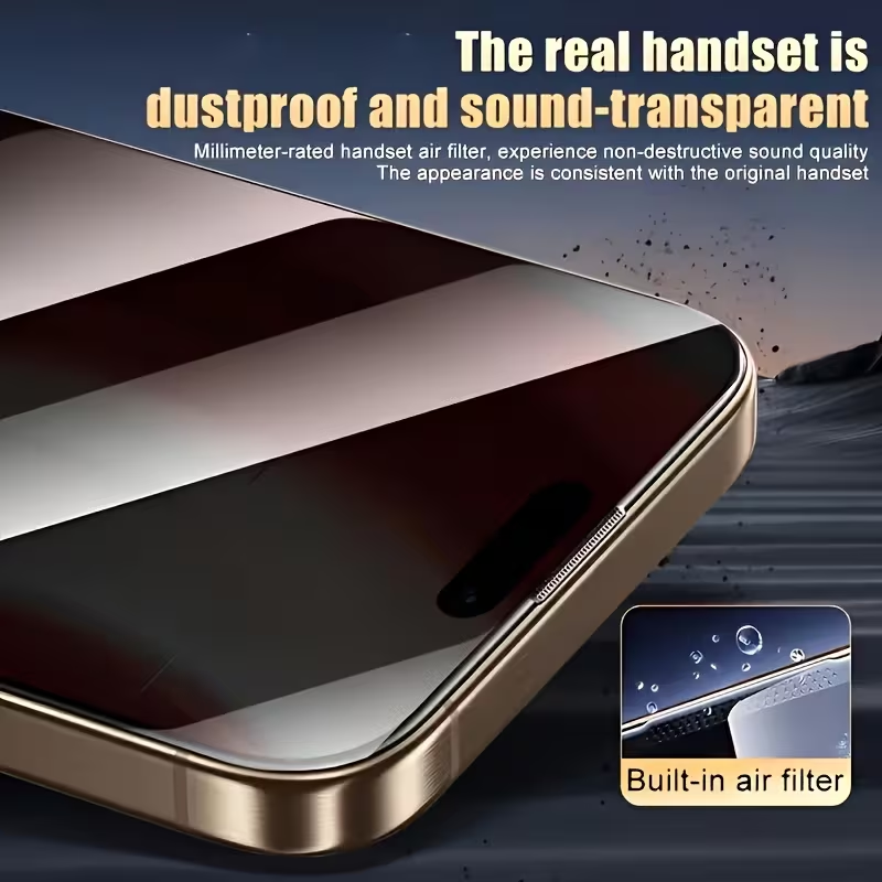 iPhone 17 - 4-pack Full-screen Privacy Steel-Clad Glass Film