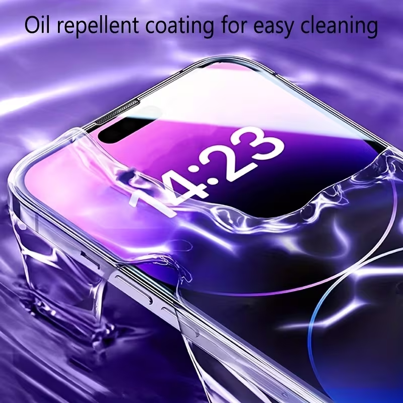 iPhone 15 Pro - 5 packs of high-definition protective film cases