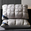 Luxury Pillow Quilted Pillow High-Quality Pillow Comfortable Pillow Bedding - Gray - Size 800g high pillow