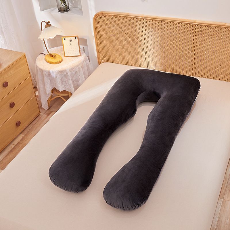 Maternity Pillow U-Shaped Pregnancy Pillow Pregnancy Body Pillow Breastfeeding - Gray - Size 70-130cm