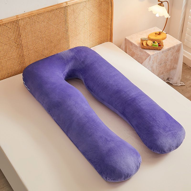 Maternity Pillow U-Shaped Pregnancy Pillow Pregnancy Body Pillow Breastfeeding - Light Gray - Size 70-130cm