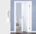 Magnetic Screen Door Self-Sealing Mesh Curtain Heavy-Duty Screen Door Insect - White - Size 120-250cm