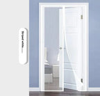 Magnetic Screen Door Self-Sealing Mesh Curtain Heavy-Duty Screen Door Insect - White - Size 120-250cm