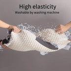 Knitted Neck Pillow Ultra Soft Pillow Breathable Pillow Moisture Wicking Pillow - Black - Size 600g
