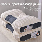 Knitted Neck Pillow Ultra Soft Pillow Breathable Pillow Moisture Wicking Pillow - Black - Size 600g