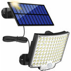 Solar Outdoor Light Motion Sensor Light Garden Lighting Porch Light Driveway - Black - Size 106LED