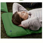 Camping Inflatable Mattress Breathable Camping Mattress Nylon Fabric Inflatable - navy blue - Size 190cm