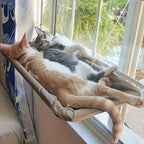 Discover Window-Mounted Cat Hammock – Cozy Sun Lounger for Australian Cats in Cat Furniture. • Ultra-soft, breathable fabric for year-round comfort in Australia