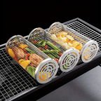 Rotating Grill Baskets for Even Cooking on Any BBQ