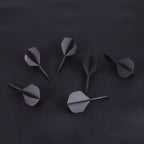 WEDARTER flying dart tail fin cross-border hot sale 2BA threaded integrated modified PP tough plastic anti-drop durable