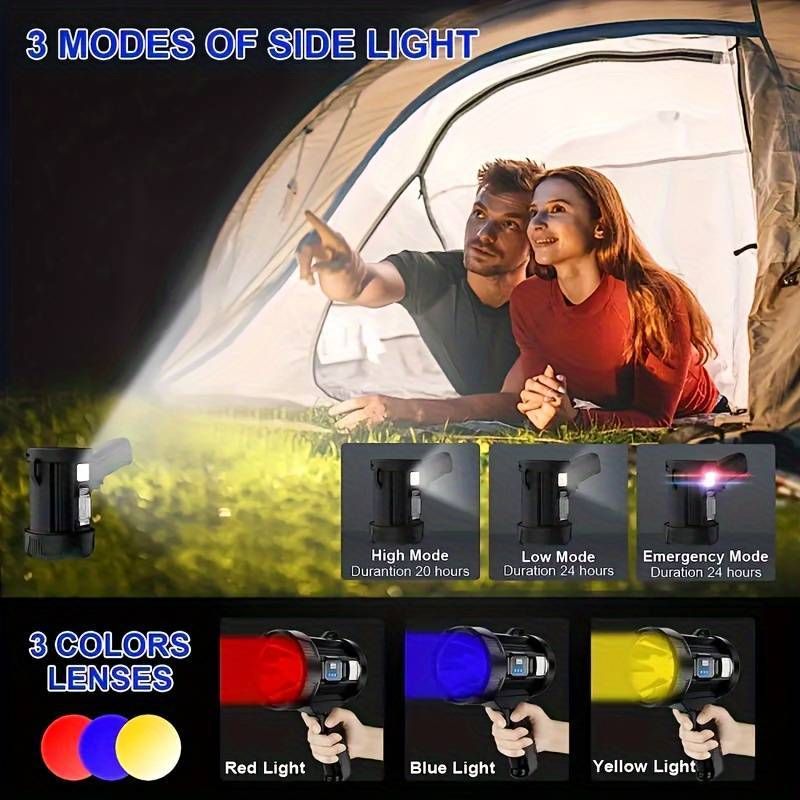 Solar Mobile Power Station: Modular Lighting + Dual Fast Charge, Real-Time Power Display, Your All-Round Outdoor & Emergency Partner.