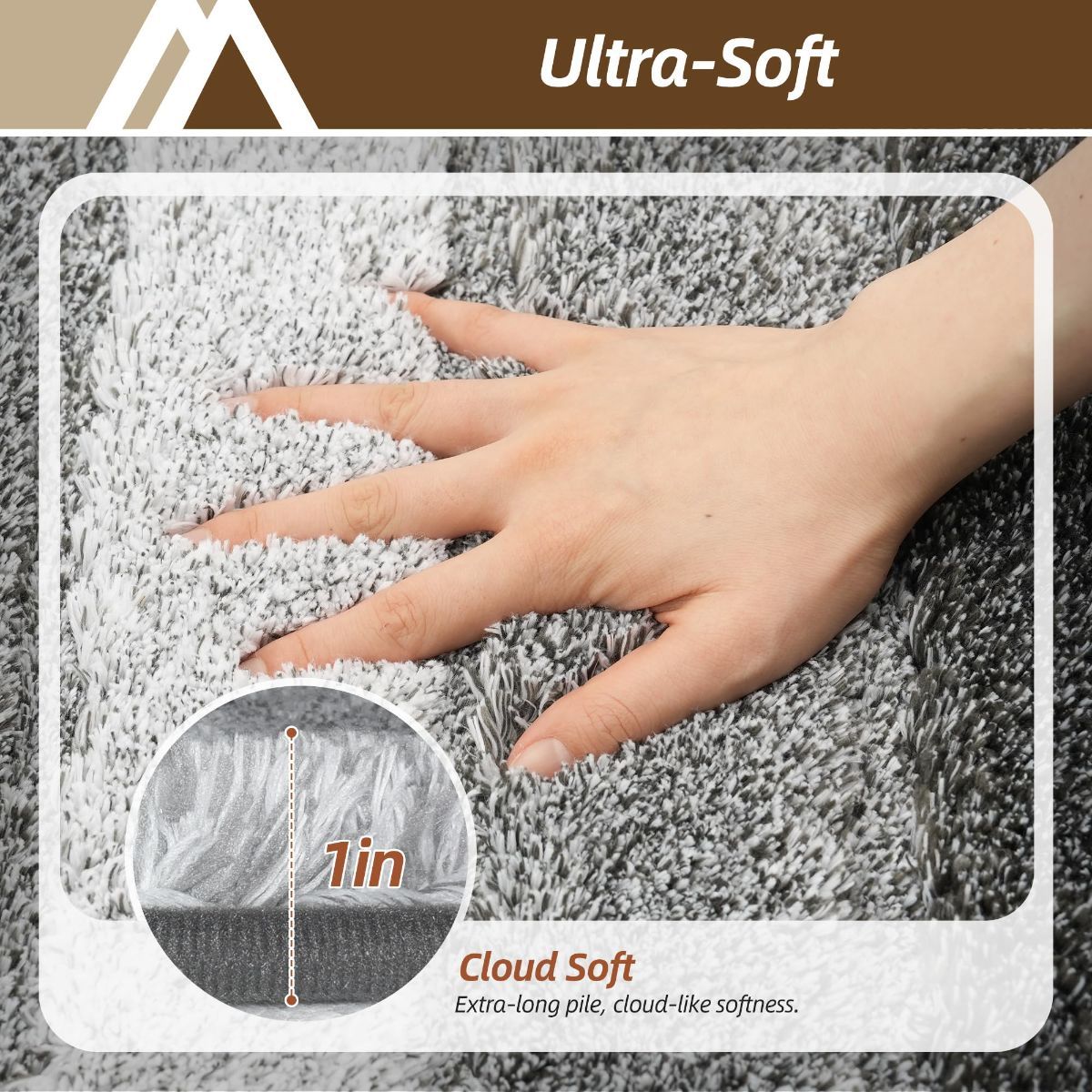 Bathroom Rugs,Ultra Soft Absorbent Bath Mat,Beige | Non-Slip TPR Backing Stays in Place, Machine Washable Bath Rugs Shaggy Rug for Bathroom Floor - Dark Gray - Size 50cm*80cm