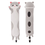 Long Cat Plush Pillow Cat Plush Toy PP Fabric Pillow Soft Cat Pillow Cat-Themed - Pink - Size 43.3in