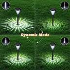 Solar Landscape Lights 4-Pack 10-LED Warm White Outdoor Lights Garden Lights - Warm White - Size 13.4in