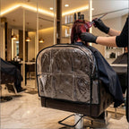 3Pcs Salon Chair Cover, PVC Clear Chair Back Covers, Waterproof Salon Chair Covers Protectors, Soft Salon Chair Back Cover, Fits Most Standard Salon Chairs Office Chairs, 20"x 15.7"x 4.7" - Clear - Size 20in