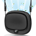 Portable Neck Fan with 5 Speeds – Rechargeable USB Mini Fan for Outdoor Travel, Work & Camping – Silent Personal Cooling Fan (Black)