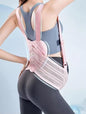 Maternity Belly Support Band for Waist 106-120cm – Adjustable Prenatal Abdominal Brace with Breathable Mesh Fabric and Heart-Shaped Cushion Pad, Lightweight Pregnancy Waist Belt for Daily Comfort (Pink,XXL)