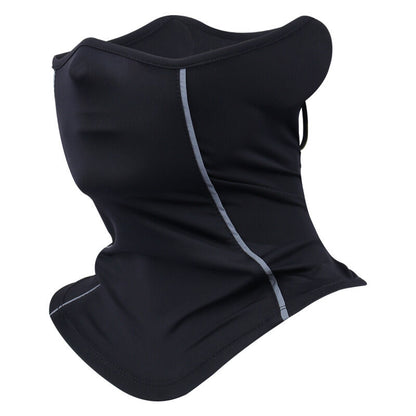 Christmas gift-Premium Ice Silk Neck Scarf Mask - Summer Cooling Essential - Breathable UV Protection - Reflective Design - Beat the Heat Comfortably（white）