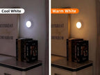 Motion Sensor LED Night Light, 86mm Diameter Smart Induction Lamp with USB Charging & Magnetic Mount, Long-Lasting Battery