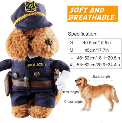pet products Pet Cosplay Outfit, Funny Dog Cat Party Costume Puppy Uniform Pet Cosplay Clothes for Halloween Christmas Theme Party