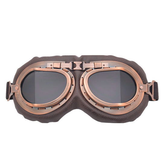 Christmas gifts for husband or boyfriend
 Vintage Steampunk Motorcycle Goggles-Retro Style, Dust & Wind Protection for Aussie Riders & Adventurersgrey)