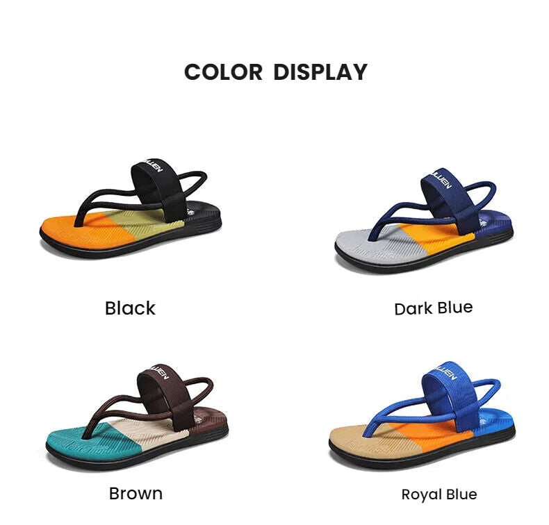 EVA Lightweight Thick-Sole Beach Slippers for Casual & Sports(royal blue-45)