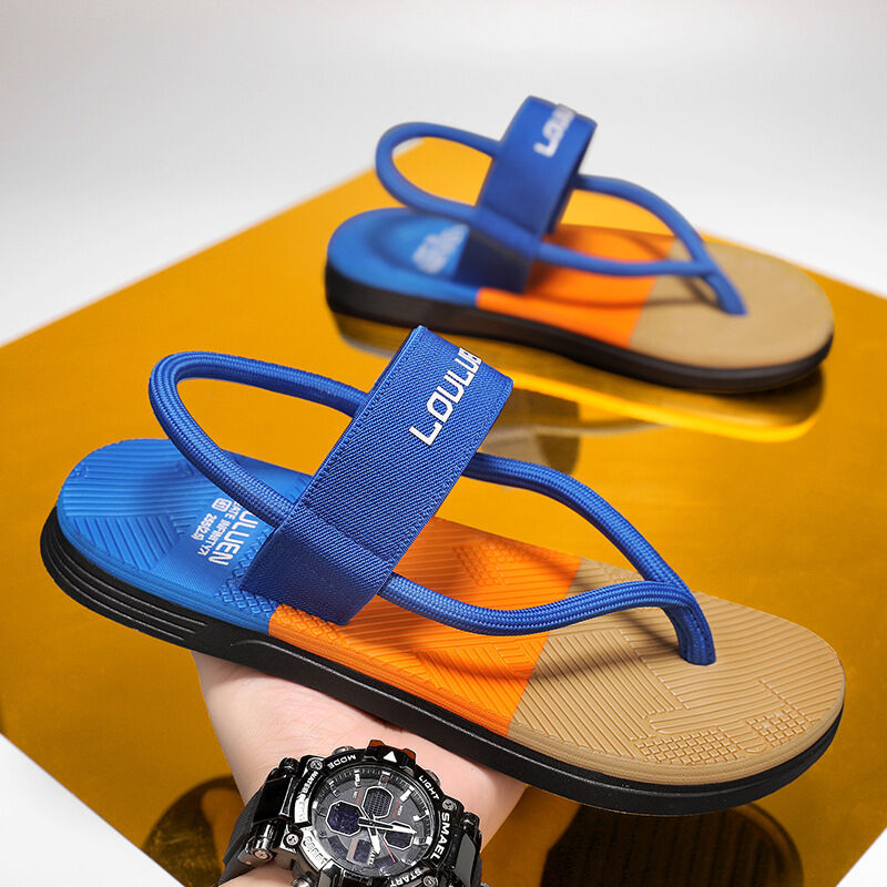EVA Lightweight Thick-Sole Beach Slippers for Casual & Sports(royal blue-45)