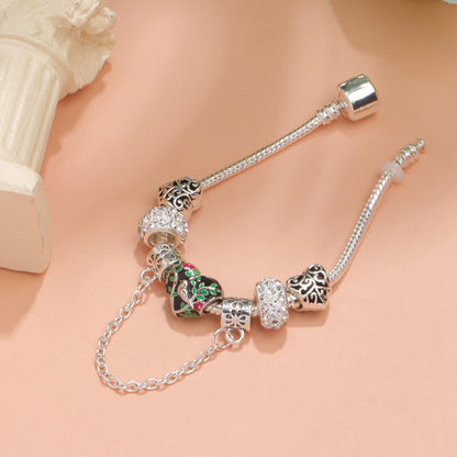 Love Bird Drip Oil Bracelet(17cm)