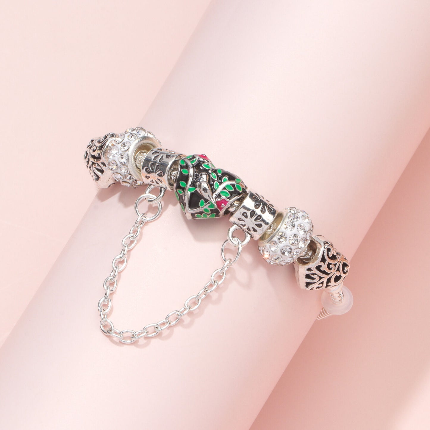 Love Bird Drip Oil Bracelet(18cm)