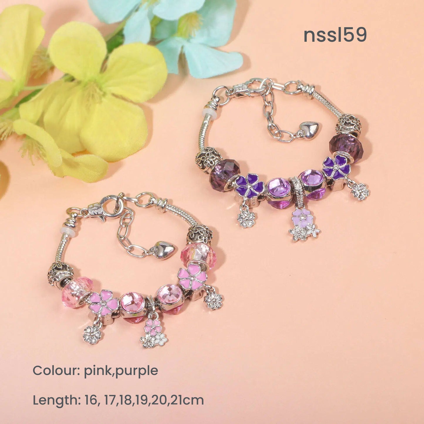 Charm Bracelets Mix & Match Offer - 10 Styles with Cartoon, Vintage & More, Get Discount on 2 Picks(double)