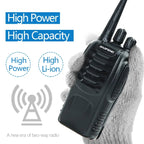 V2 Walkie Talkie Long Range Radio (2PCS BF-888S)