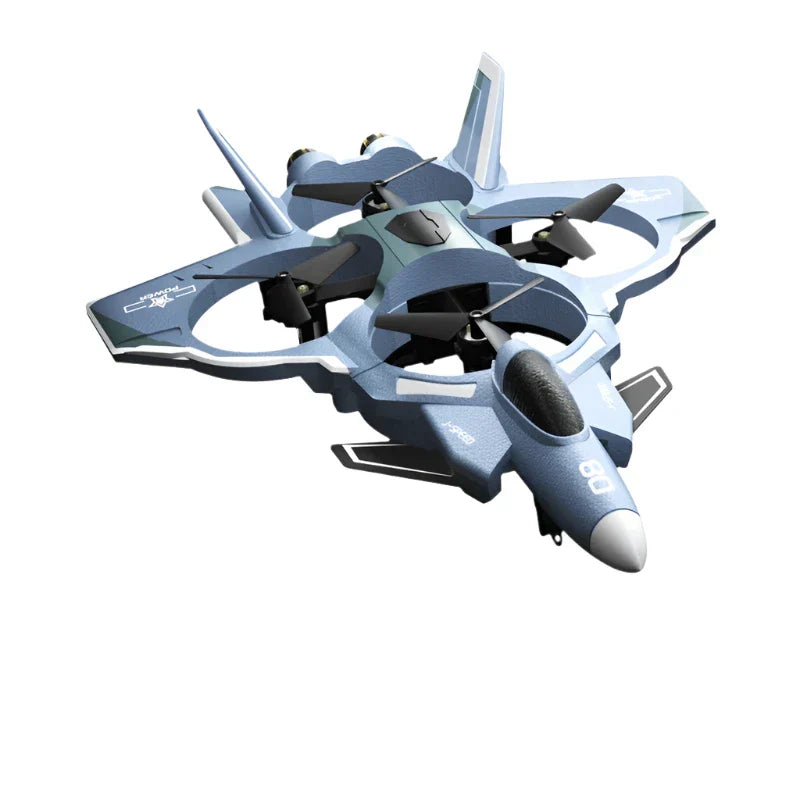 2.4G Rc Fighter Jet With Camera & Missile Launch (Grey)