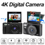 Digital Camera with Zoom Autofocus Black