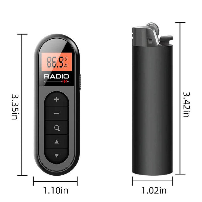 FM Rechargeable Pocket Radio