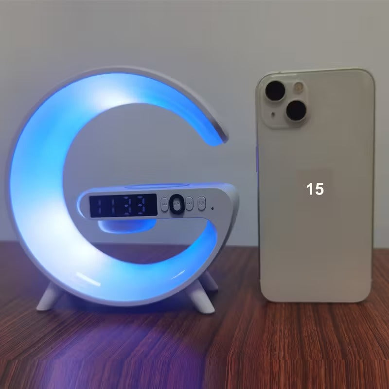 Wireless Bluetooth Speaker with RGB Light & Alarm