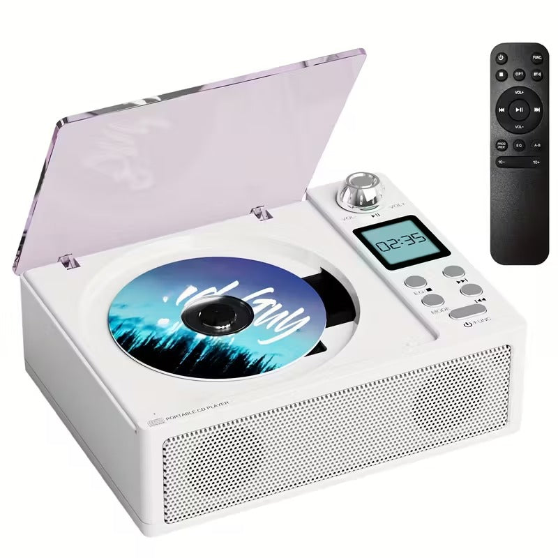 CD Player with Wireless Speaker & FM Radio